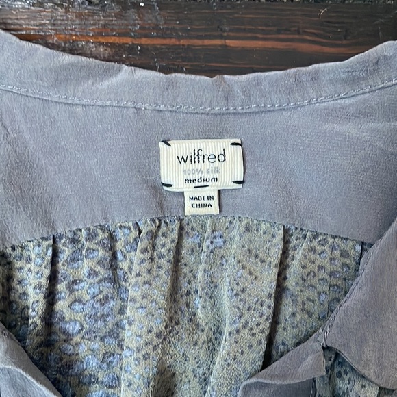 Wilfred silk button down blouse - Picture 2 of 4